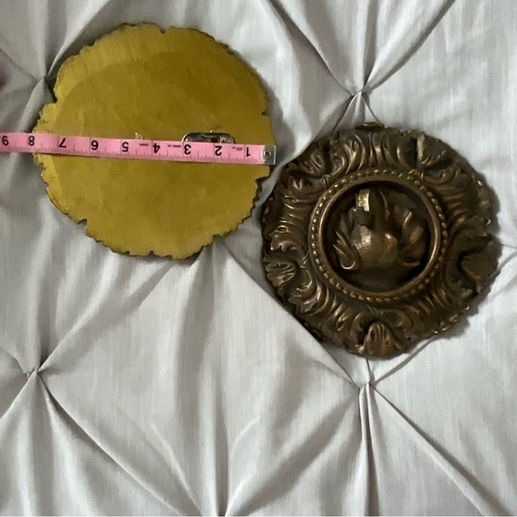 Antique Bronze Lion and Elephant Wall Decor - Picture 4 of 5